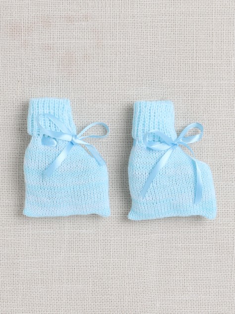 BUMZEE Aqua Baby Boys Full Sleeves Acrylic Blend Sweater With Cap & Socks