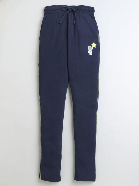 BUMZEE Navy Boys Cotton Track Pant