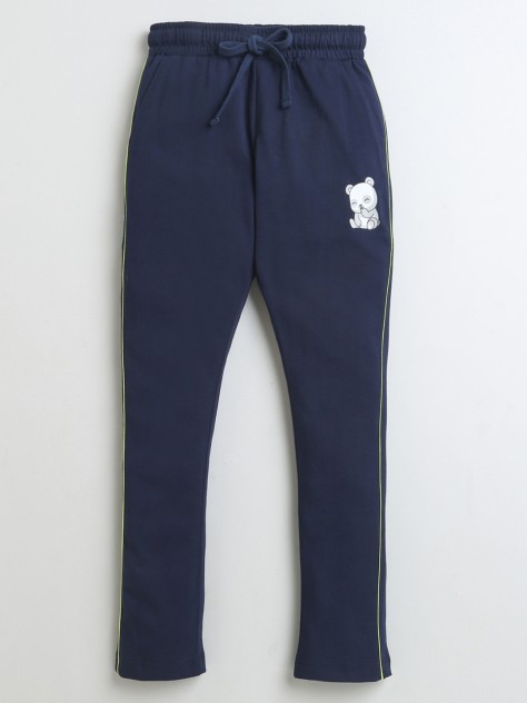 BUMZEE Navy Boys Cotton Track Pant