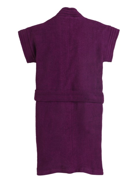 Bumzee Purple Terry Cotton Girls Bathrobe