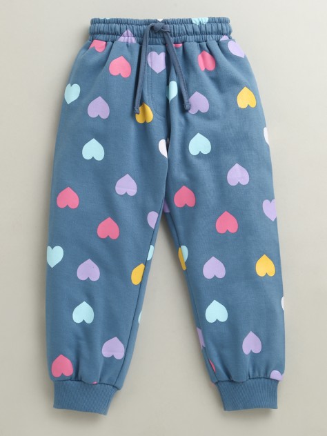 BUMZEE Blue Girls Cotton Jogger
