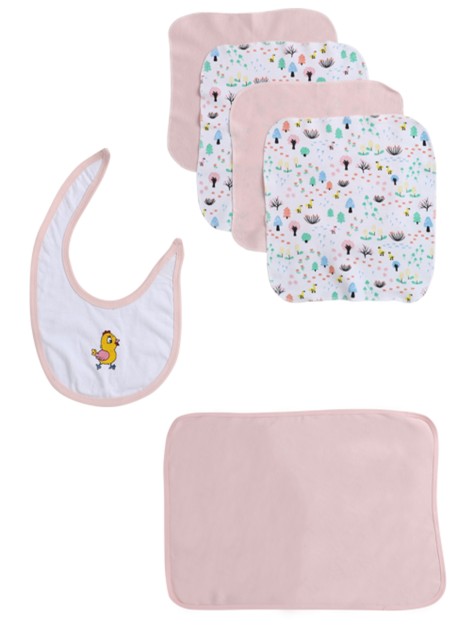 Bumzee Baby Gift Set Pack Of 13 - Babypink