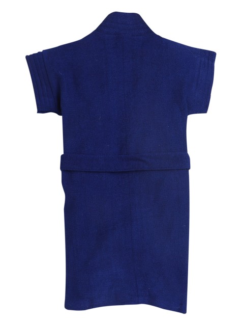 Bumzee Navy Blue Terry Cotton Boys Bathrobe