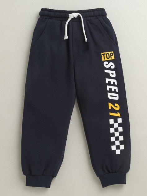 BUMZEE Navy Boys Cotton Jogger