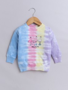 BUMZEE Multi Girls  Full Sleeves Cotton Sweatshirt