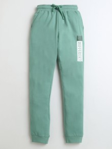 BUMZEE Teal Green Boys Cotton Jogger