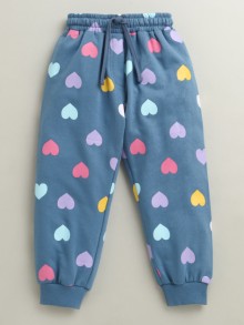 BUMZEE Blue Girls Cotton Jogger