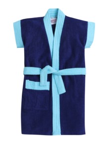 Bumzee Royal Blue Terry Cotton Boys Bathrobe