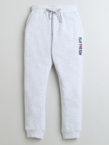 BUMZEE Grey Boys Cotton Jogger