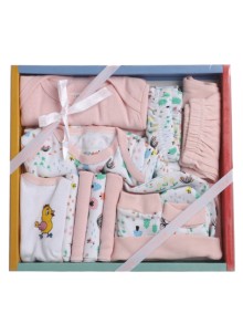 Bumzee Baby Gift Set Pack Of 13 - Babypink