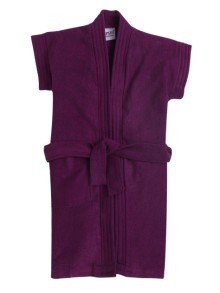 Bumzee Purple Terry Cotton Girls Bathrobe