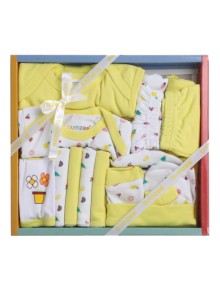 Bumzee Baby Gift Set Pack Of 13 - Yellow