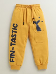 BUMZEE Mustard Boys Cotton Jogger